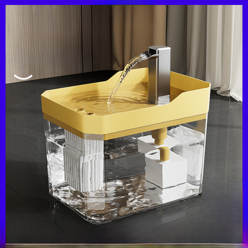 Fuente de Agua Silenciosa para Gatos y Perros – Gran Capacidad, Circulación Automática