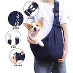 Mochila Plegable Transpirable para Perros y Gatos – Bolso Cruzado de Hombro