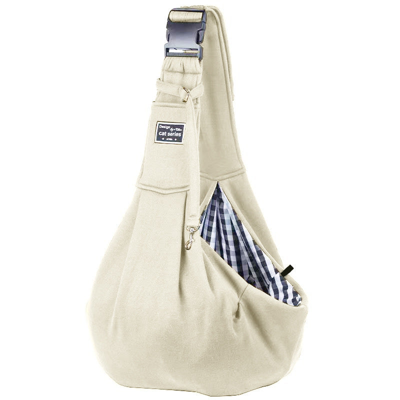 Mochila Plegable Transpirable para Perros y Gatos – Bolso Cruzado de Hombro