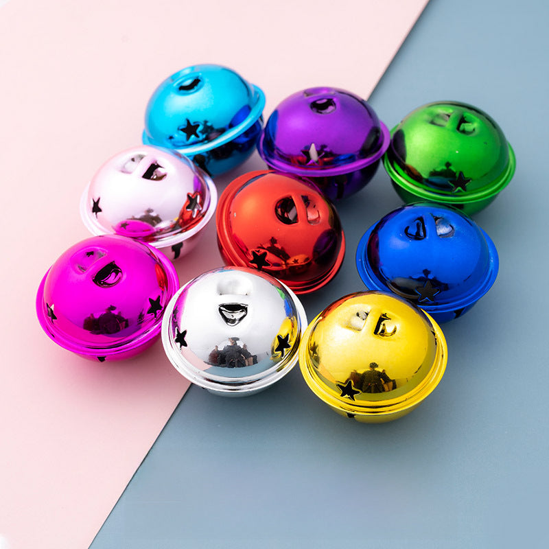 Cascabeles Navideños DIY para Mascotas – 4cm, Coloridos, Manualidades y Decoración