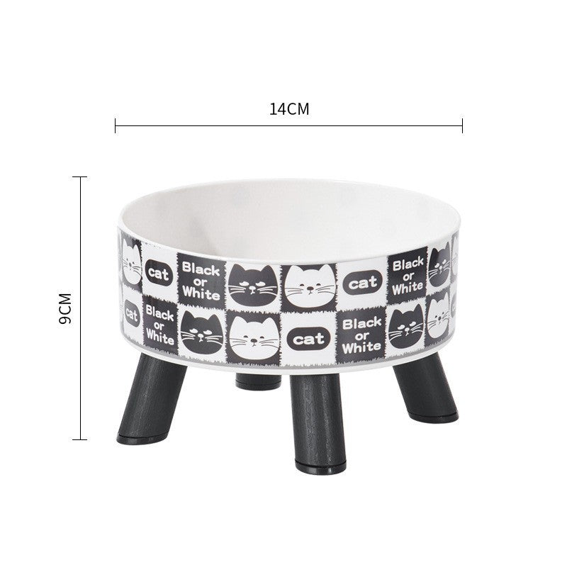 Comedero Elevado Antivuelco para Gatos y Perros – Acero Inoxidable, Cuida el Cuello