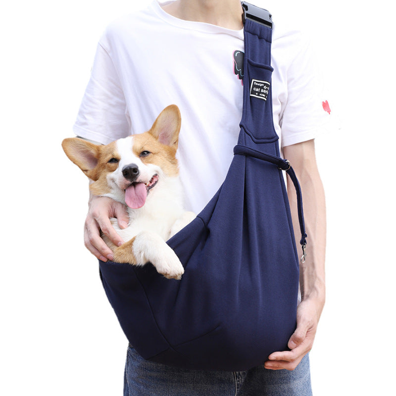Mochila Plegable Transpirable para Perros y Gatos – Bolso Cruzado de Hombro