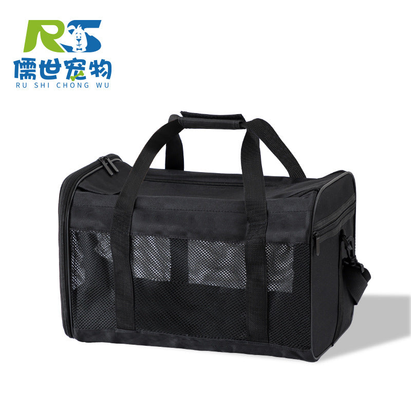 Bolso Transportador para Mascotas – Oxford Respirable, Gran Capacidad, Cruzado
