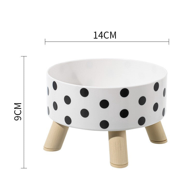 Comedero Elevado Antivuelco para Gatos y Perros – Acero Inoxidable, Cuida el Cuello