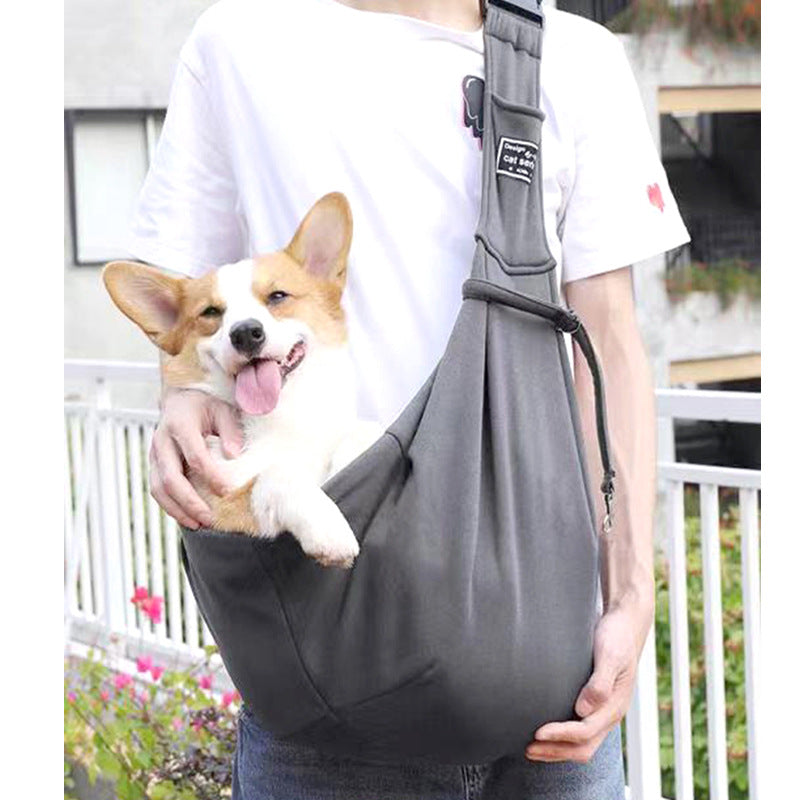 Mochila Plegable Transpirable para Perros y Gatos – Bolso Cruzado de Hombro