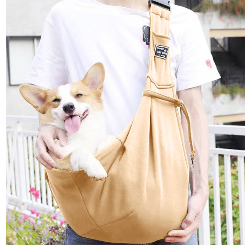Mochila Plegable Transpirable para Perros y Gatos – Bolso Cruzado de Hombro