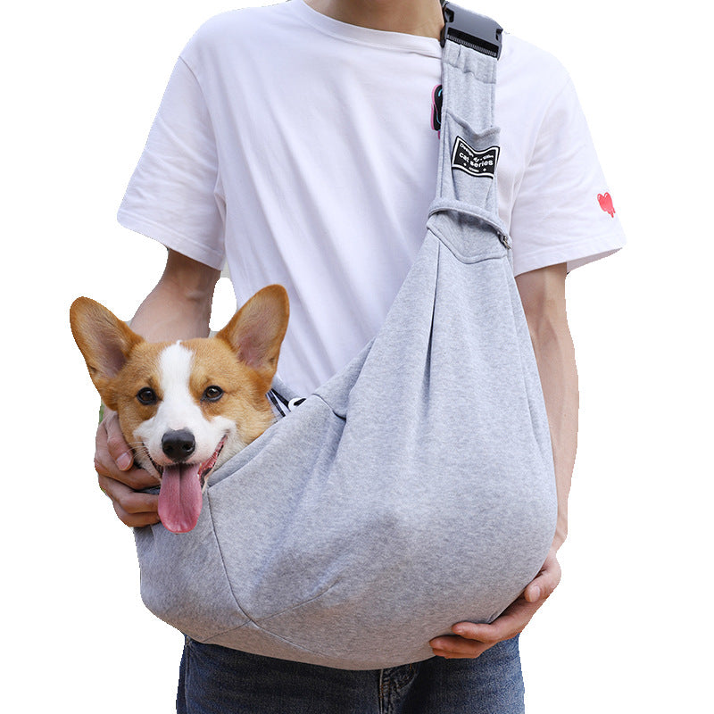 Mochila Plegable Transpirable para Perros y Gatos – Bolso Cruzado de Hombro