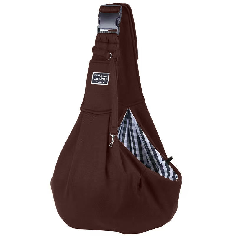 Mochila Plegable Transpirable para Perros y Gatos – Bolso Cruzado de Hombro