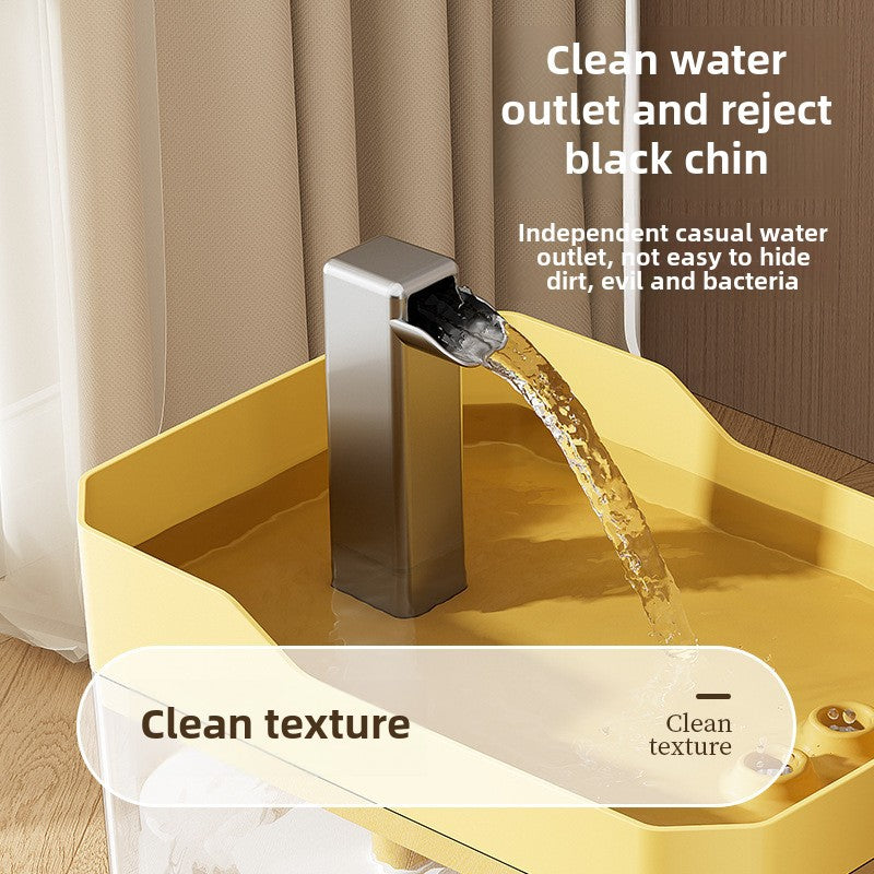 Fuente de Agua Silenciosa para Gatos y Perros – Gran Capacidad, Circulación Automática