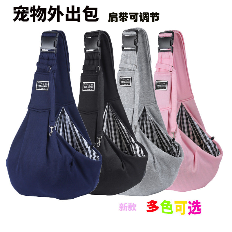 Mochila Plegable Transpirable para Perros y Gatos – Bolso Cruzado de Hombro