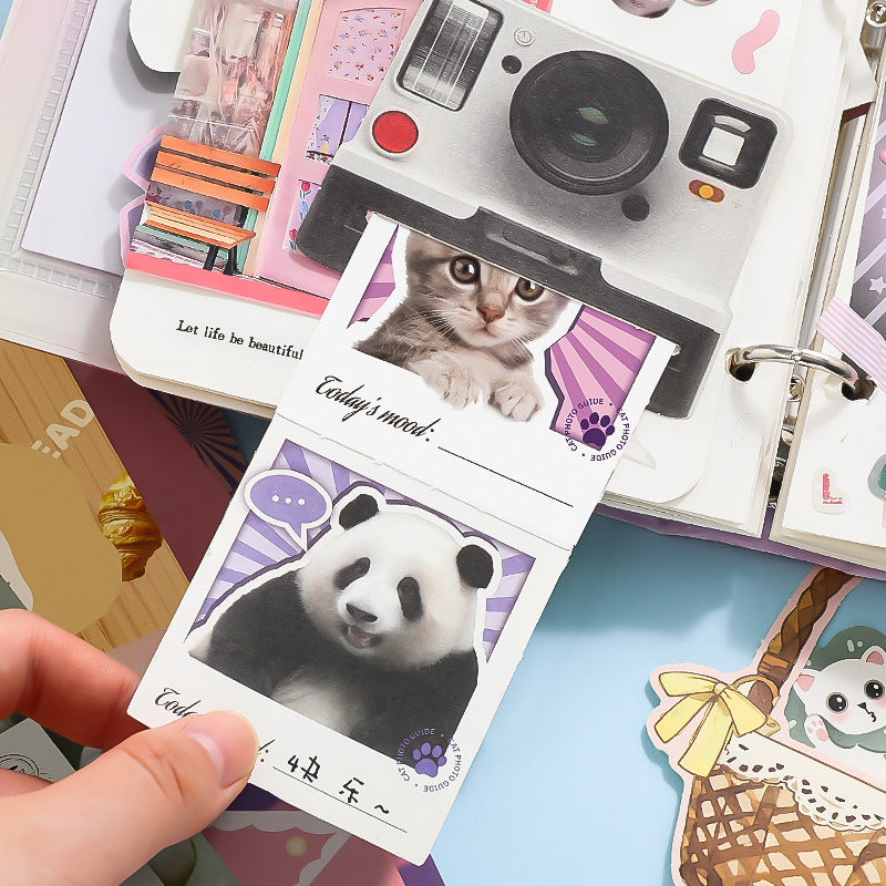 Set Completo de Stickers y Notas Adhesivas DIY – Diseños Creativos Vintage para Mascotas y Más