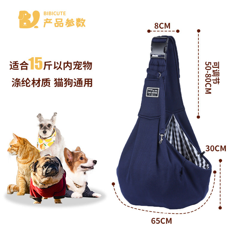 Mochila Plegable Transpirable para Perros y Gatos – Bolso Cruzado de Hombro
