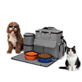 Mochila de Viaje para Perros y Gatos – Gran Capacidad, Plegable y Porta Snacks