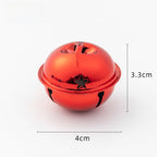 Cascabeles Navideños DIY para Mascotas – 4cm, Coloridos, Manualidades y Decoración