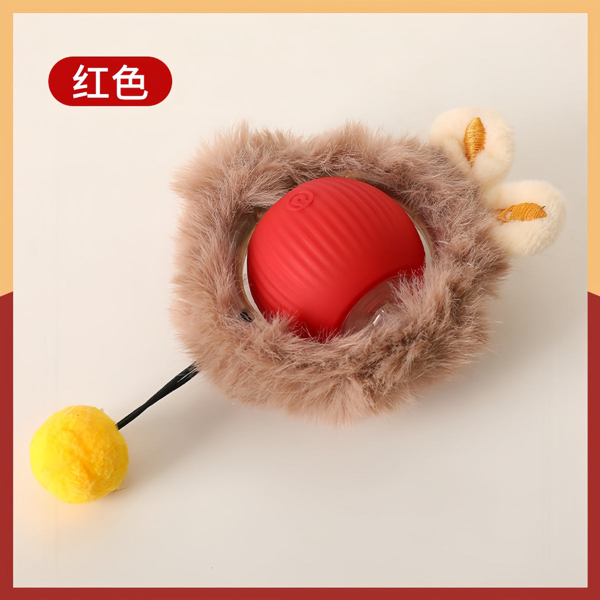 Pelota Interactiva para Gatos y Perros – Juguete Antiaburrimiento con Rebote Inteligente