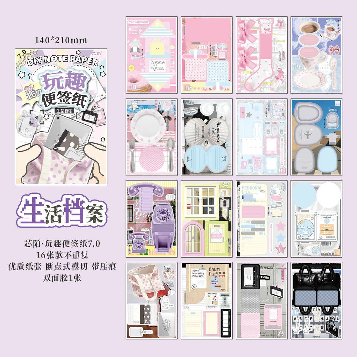 Set Completo de Stickers y Notas Adhesivas DIY – Diseños Creativos Vintage para Mascotas y Más