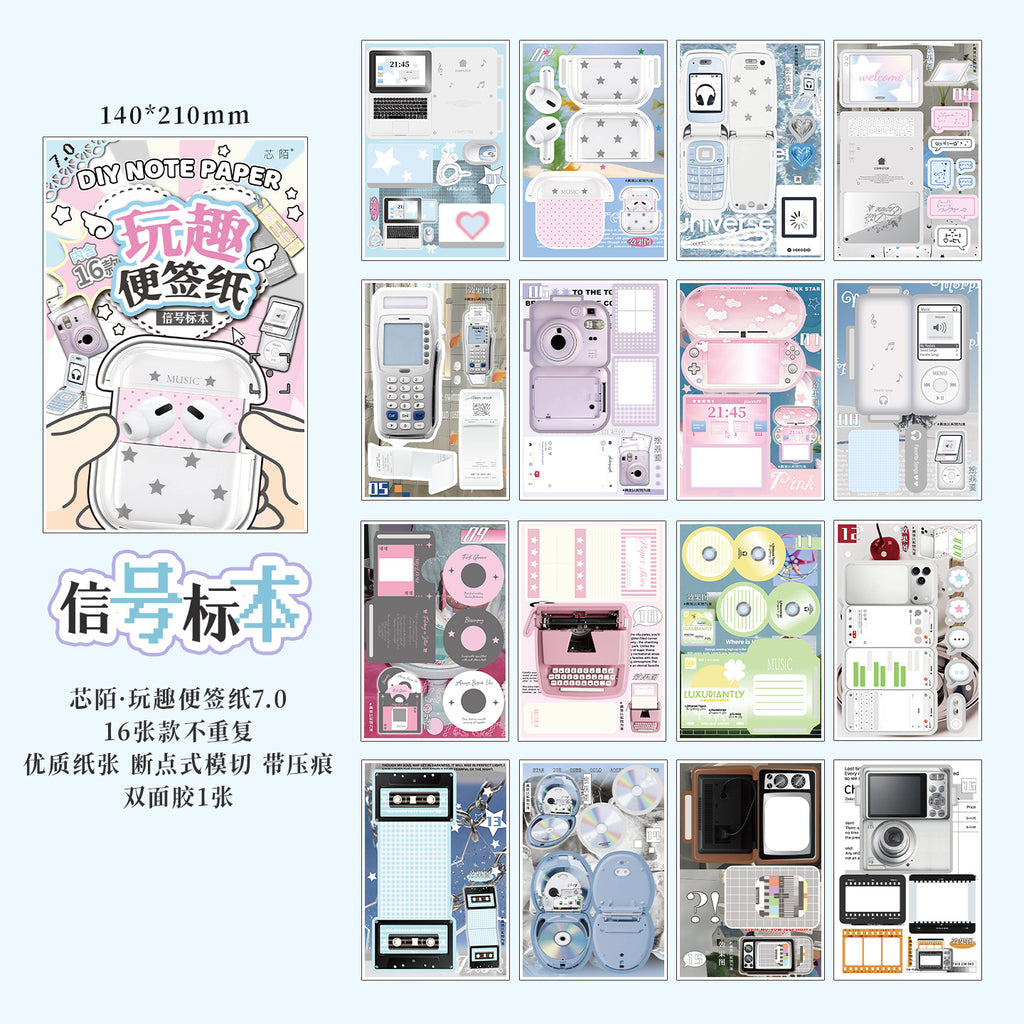 Set Completo de Stickers y Notas Adhesivas DIY – Diseños Creativos Vintage para Mascotas y Más