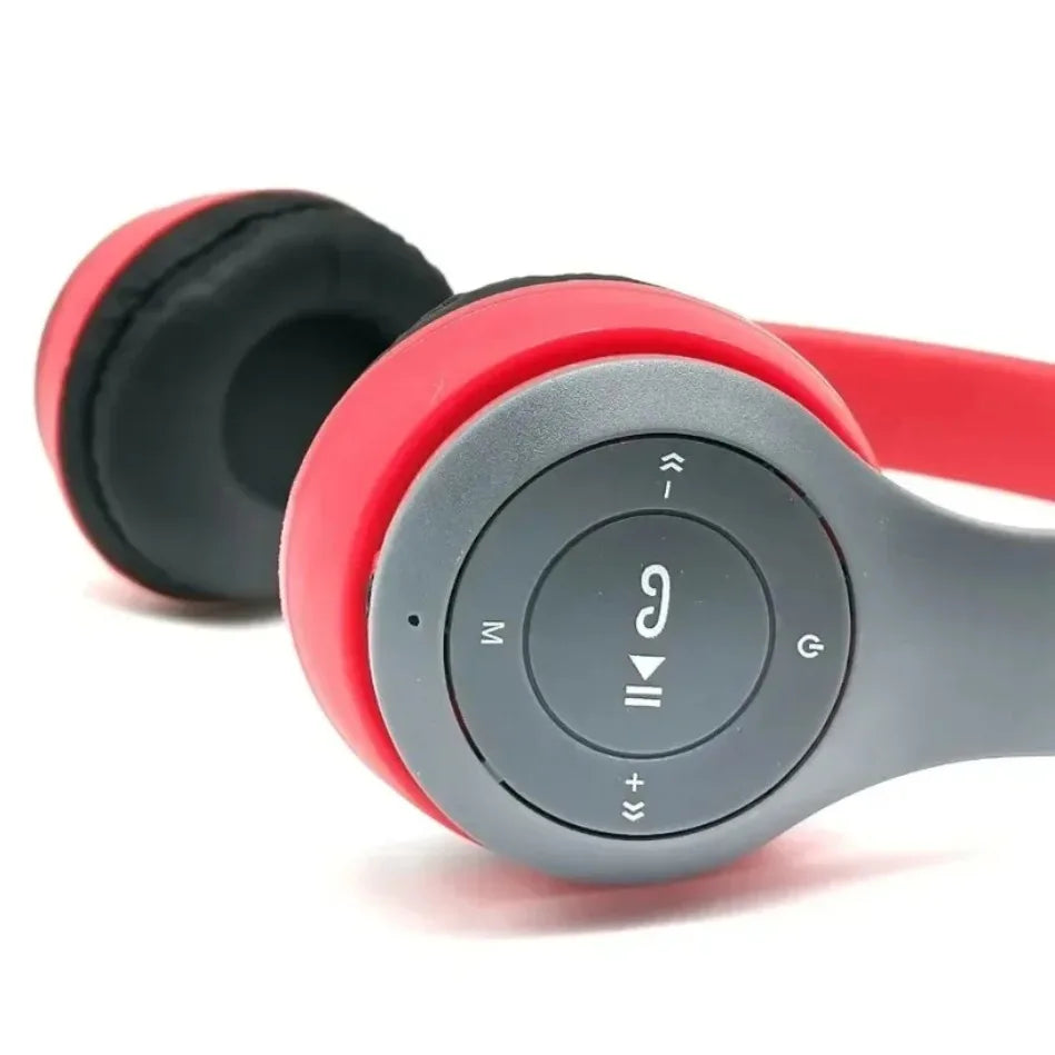 Audífonos Bluetooth Inalámbricos Plegables 5.0 – Sonido HiFi, Diadema Over-Ear para Deportes, Viajes y Gaming
