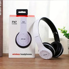 Audífonos Bluetooth Inalámbricos Plegables 5.0 – Sonido HiFi, Diadema Over-Ear para Deportes, Viajes y Gaming