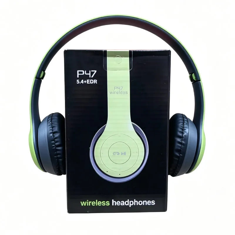 Audífonos Bluetooth Inalámbricos Plegables 5.0 – Sonido HiFi, Diadema Over-Ear para Deportes, Viajes y Gaming